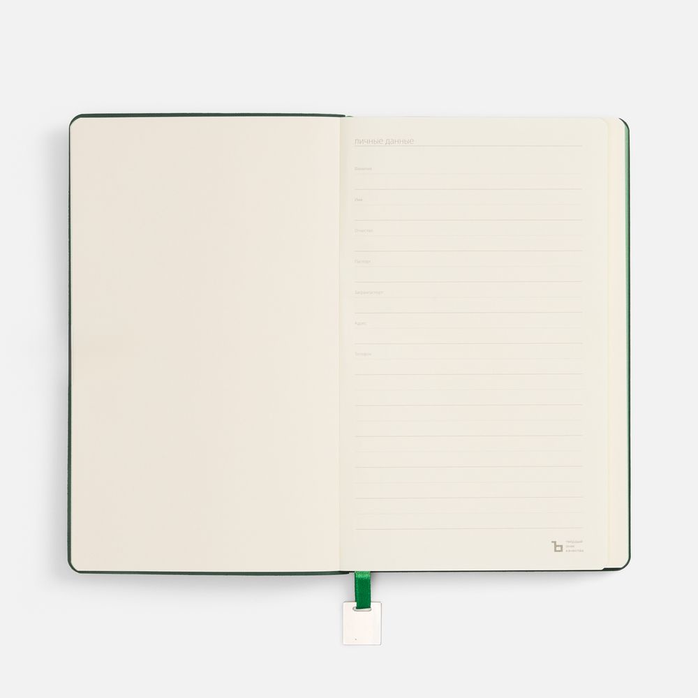 Ежедневник Shall Light, недатированный, зеленый — изображение 6