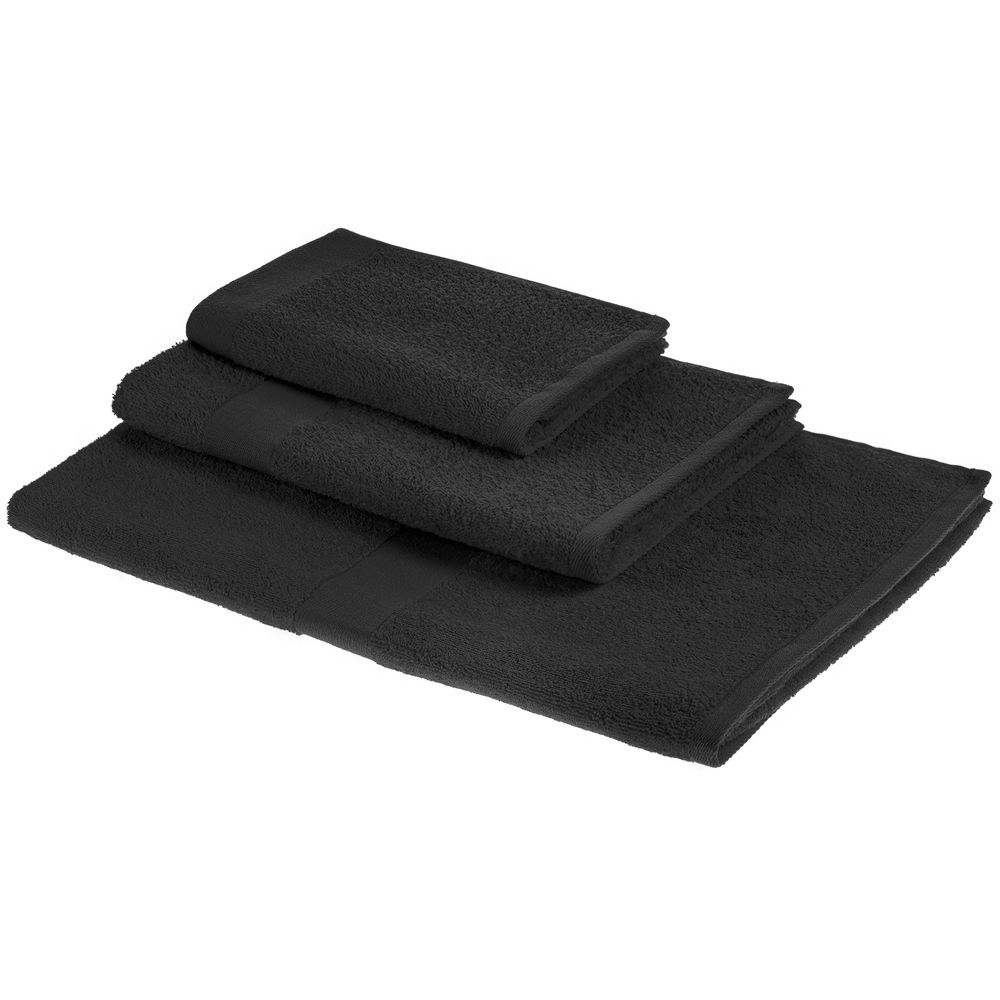 Полотенце Soft Me Light, ver.2, малое, черное — изображение 5