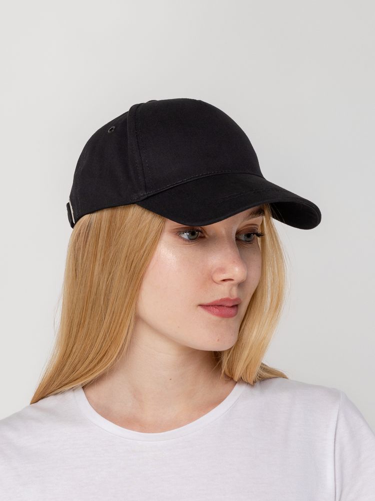 Бейсболка Convention, черная — изображение 7