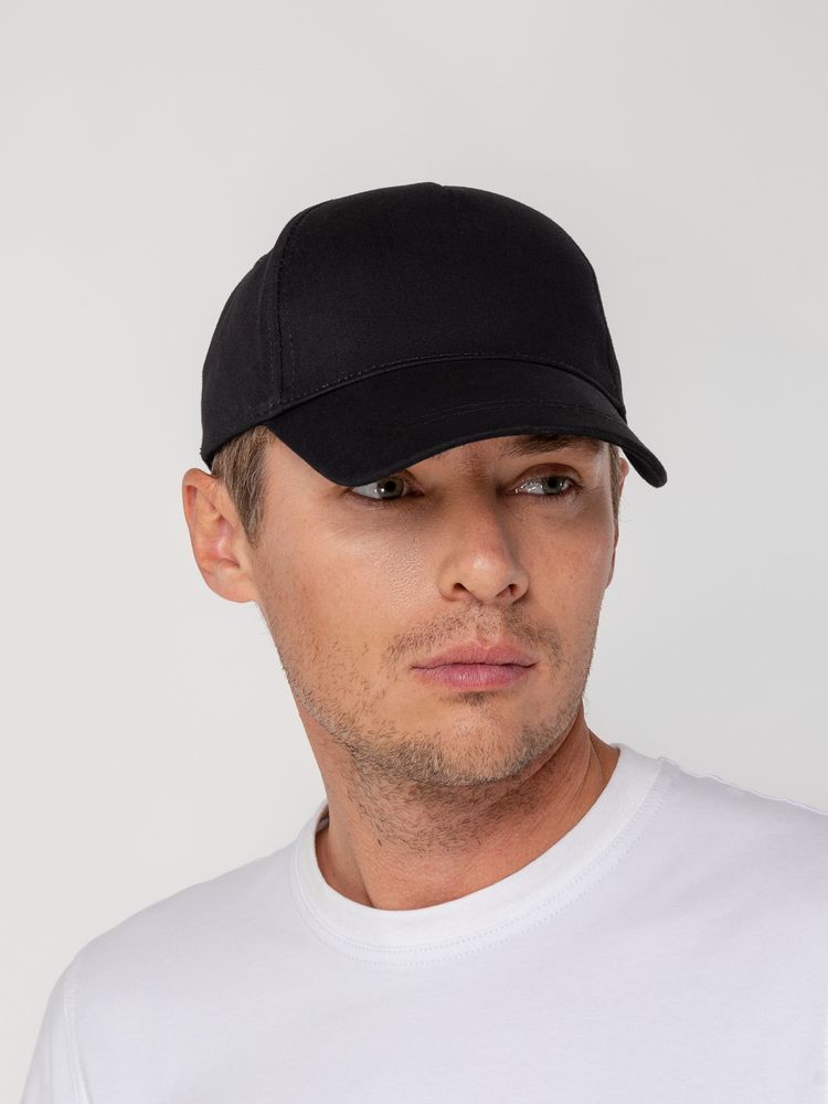 Бейсболка Convention, черная — изображение 4