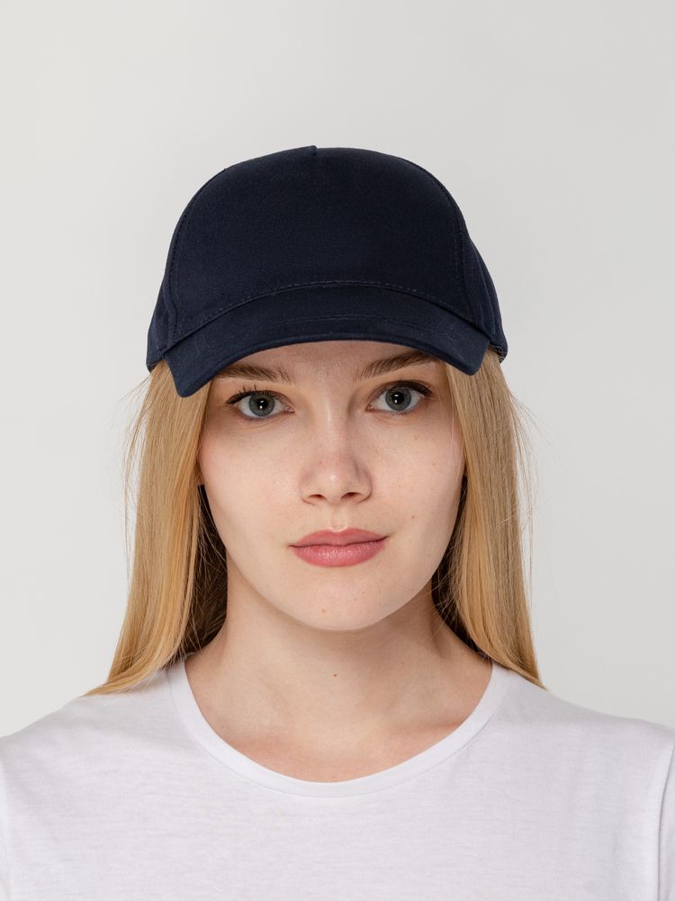 Бейсболка Convention, темно-синяя — изображение 4