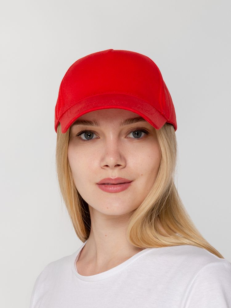 Бейсболка Convention, красная — изображение 4