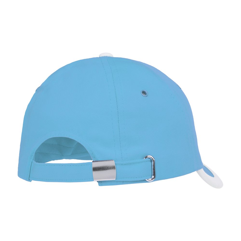 Бейсболка Honor, голубая с белым кантом — изображение 2