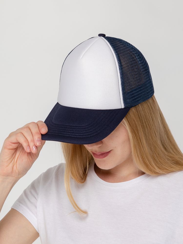 Бейсболка Sunbreaker, темно-синяя с белым — изображение 6