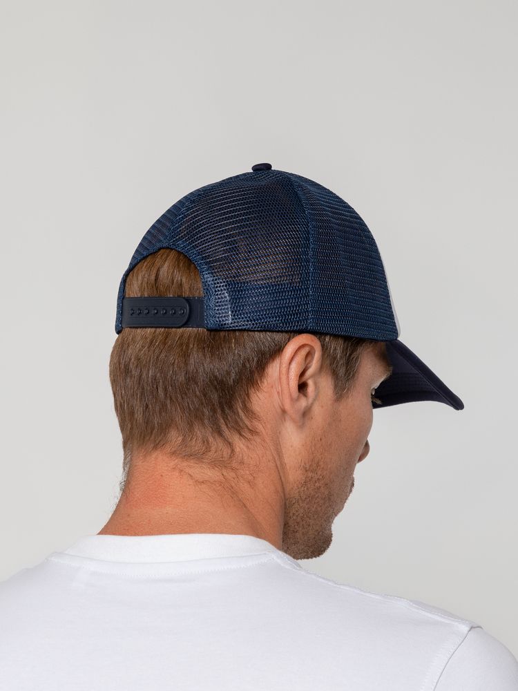 Бейсболка Sunbreaker, темно-синяя с белым — изображение 9