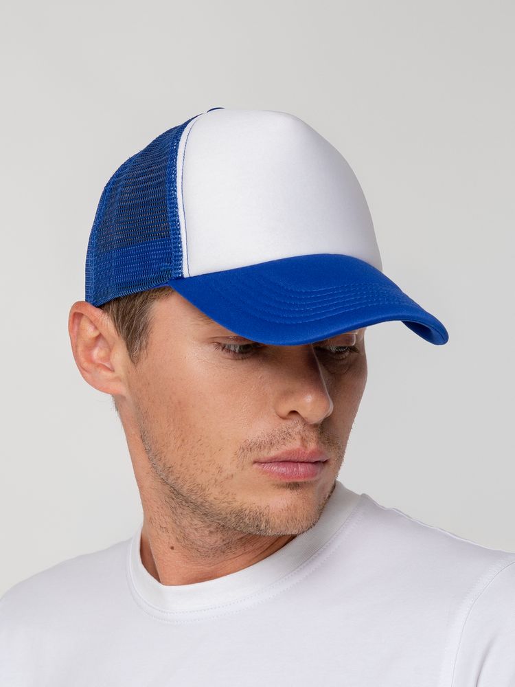 Бейсболка Sunbreaker, ярко-синяя с белым — изображение 6