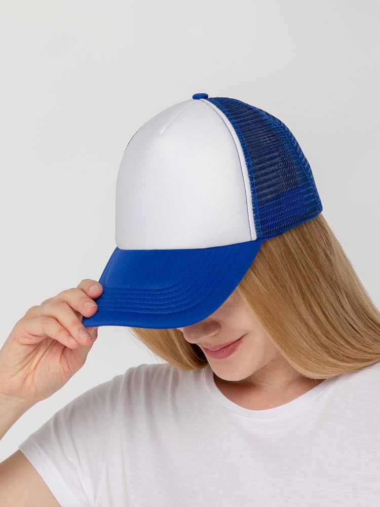 Бейсболка Sunbreaker, ярко-синяя с белым — изображение 9