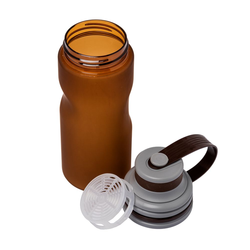 Бутылка для воды Fresh, коричневая — изображение 4