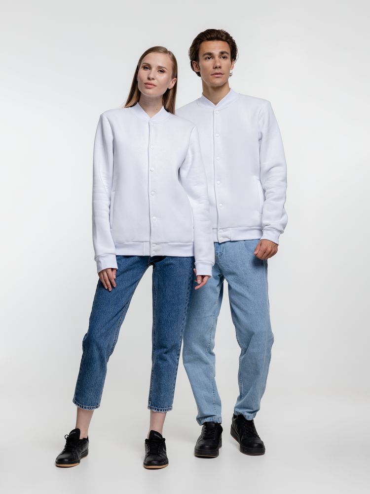 Бомбер Graduate, белый — изображение 15