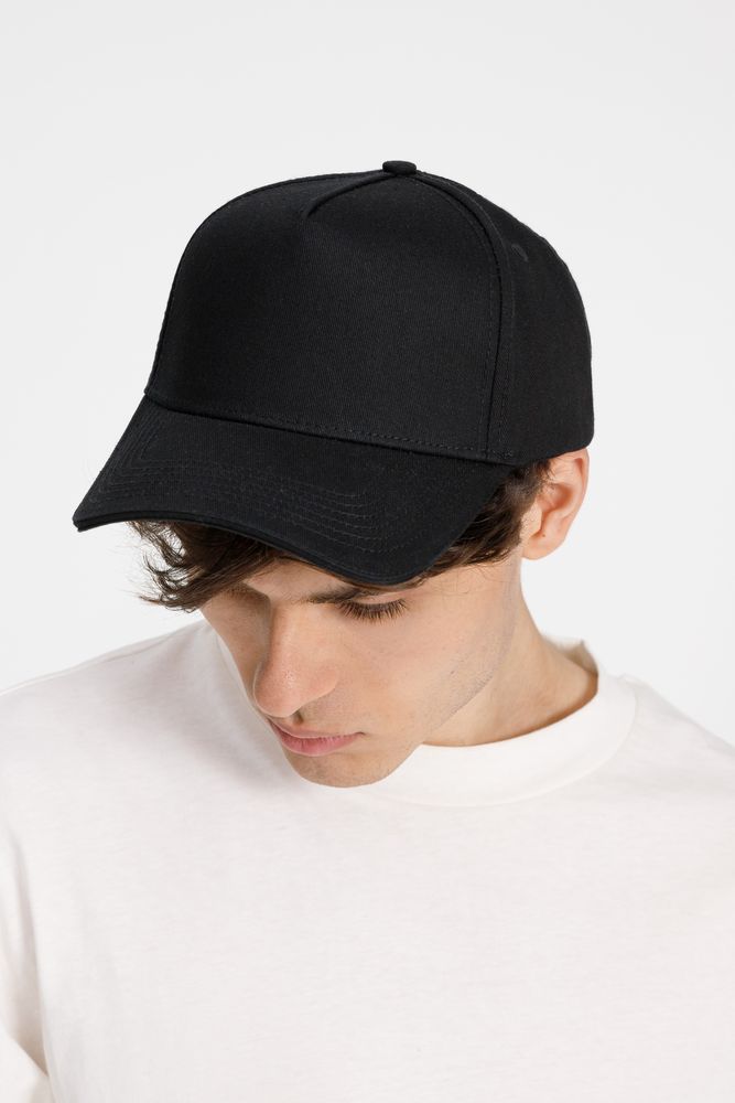 Бейсболка C1, черная — изображение 5