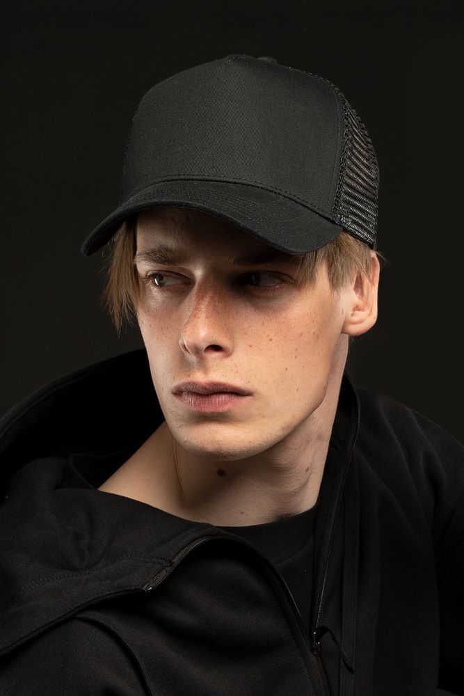 Бейсболка C3, черная — изображение 4