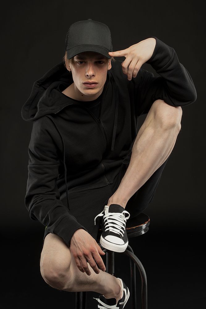 Бейсболка C3, черная — изображение 5