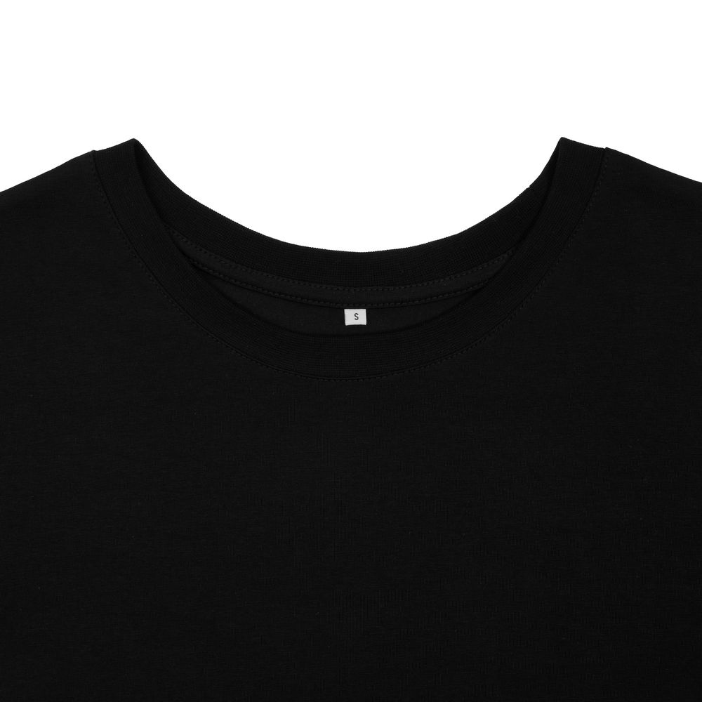 Футболка унисекс оверсайз Crosstown, черная — изображение 4