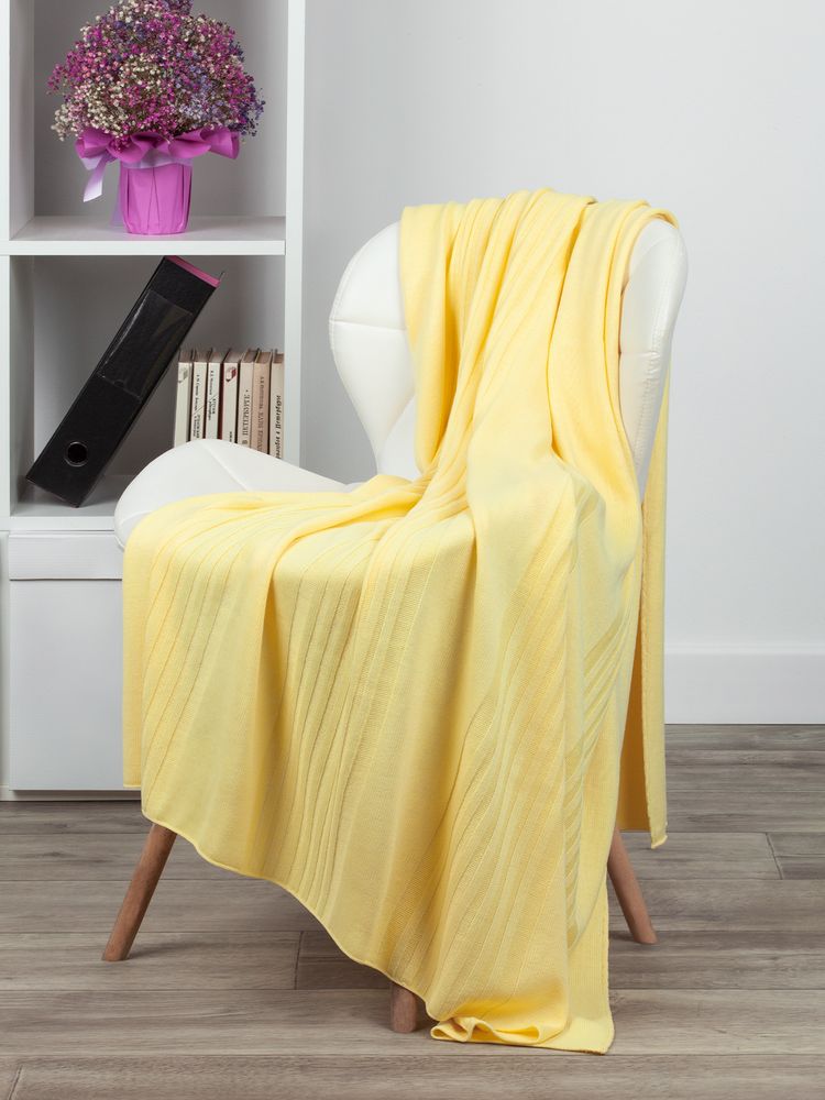 Плед Pail Tint, светло-желтый — изображение 7