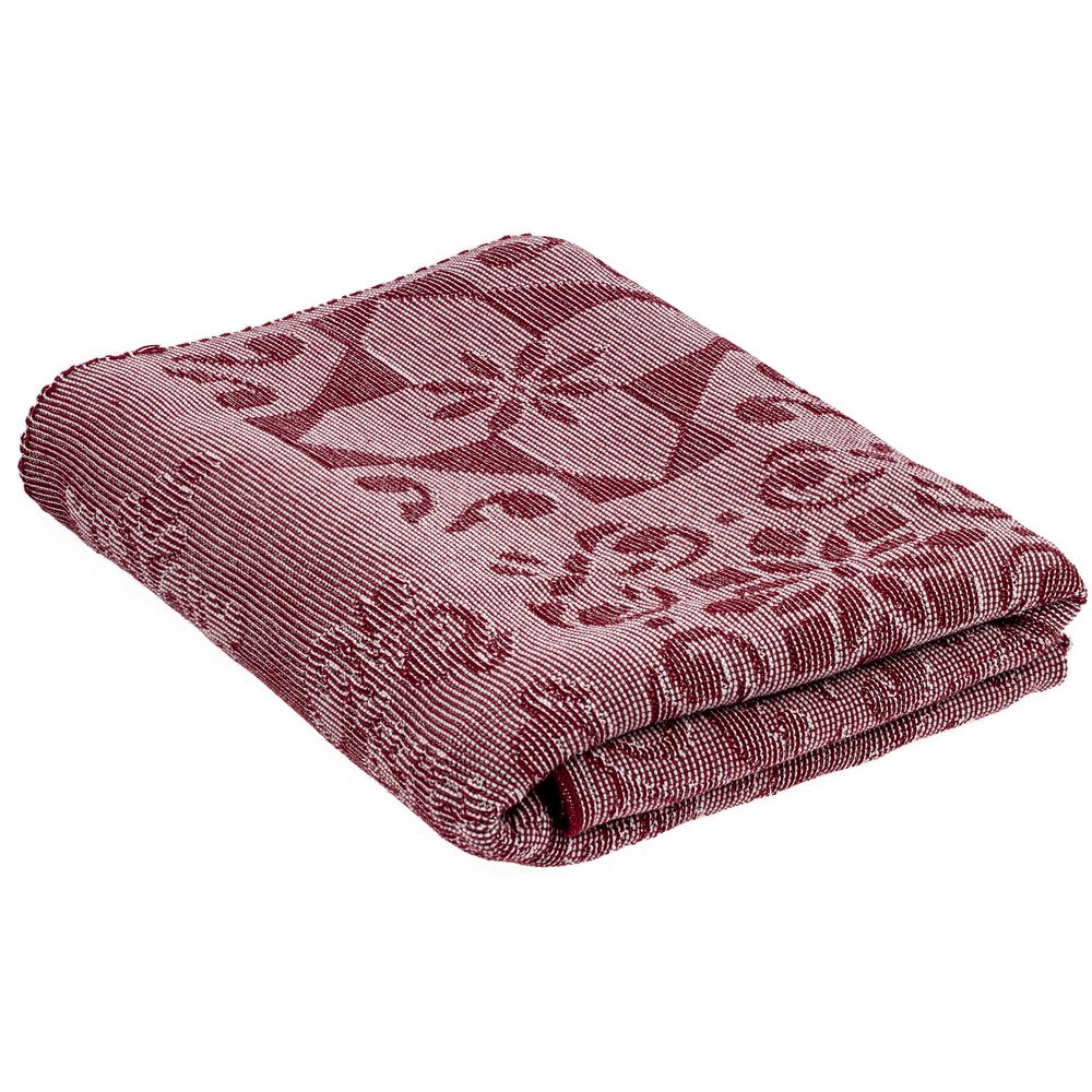 Плед Ornamental, бордовый — изображение 6