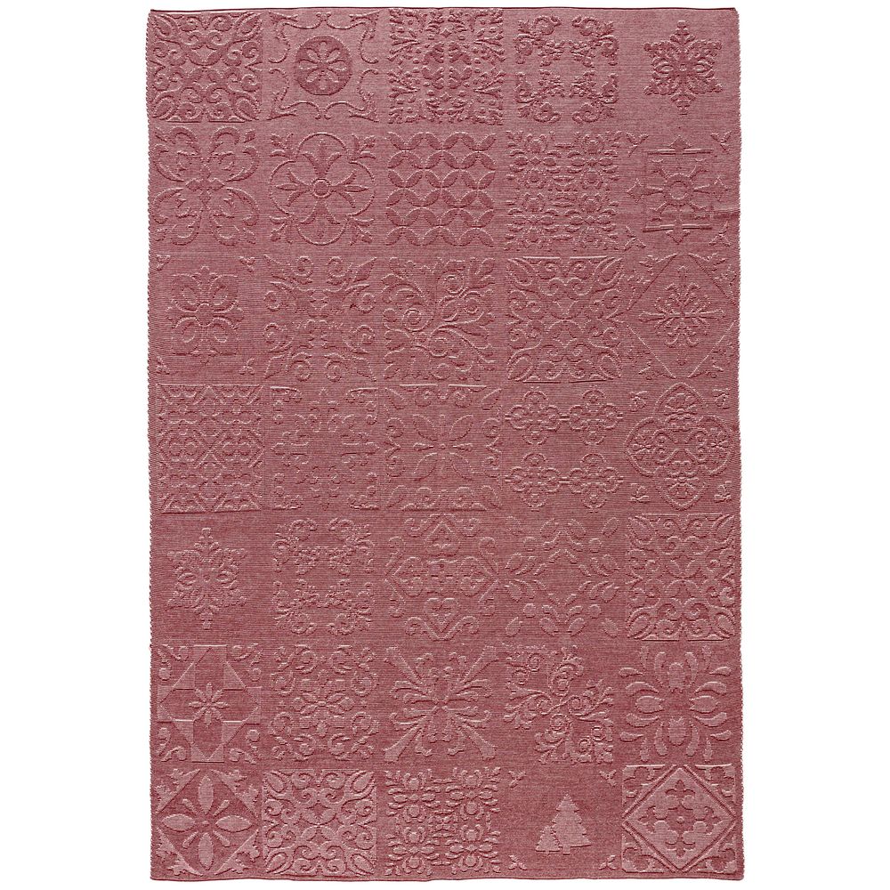 Плед Ornamental, бордовый — изображение 3