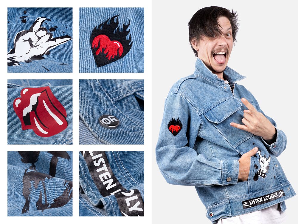 Куртка джинсовая O2, голубая — изображение 3