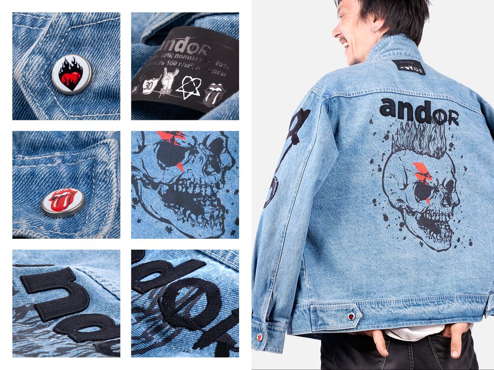 Куртка джинсовая O2, голубая — изображение 4