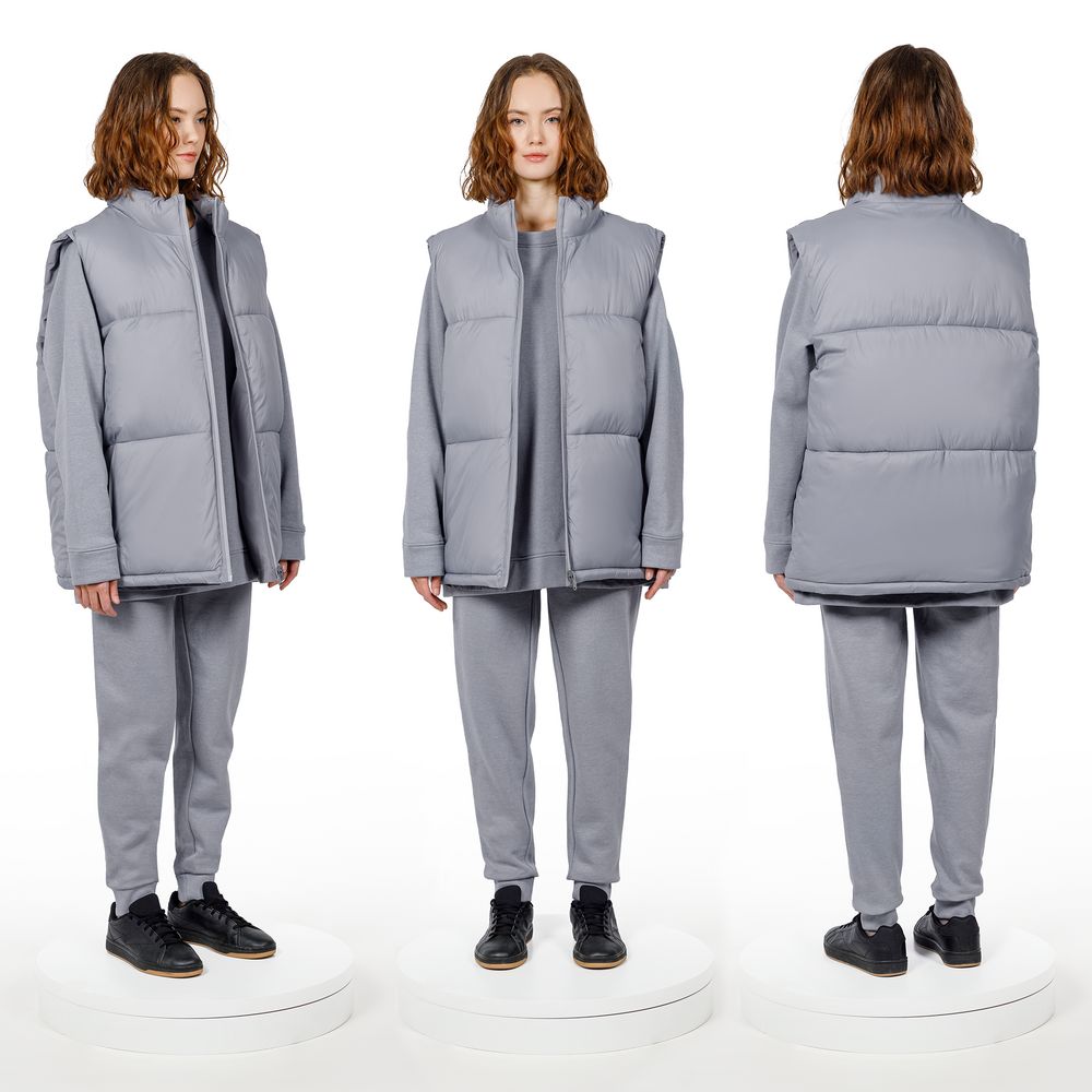 Жилет двусторонний V2, серый — изображение 8