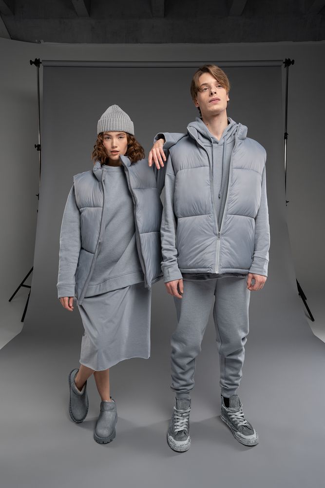 Жилет двусторонний V2, серый — изображение 17