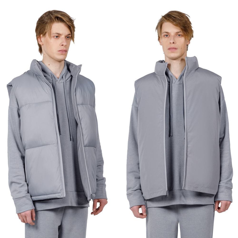 Жилет двусторонний V2, серый — изображение 7