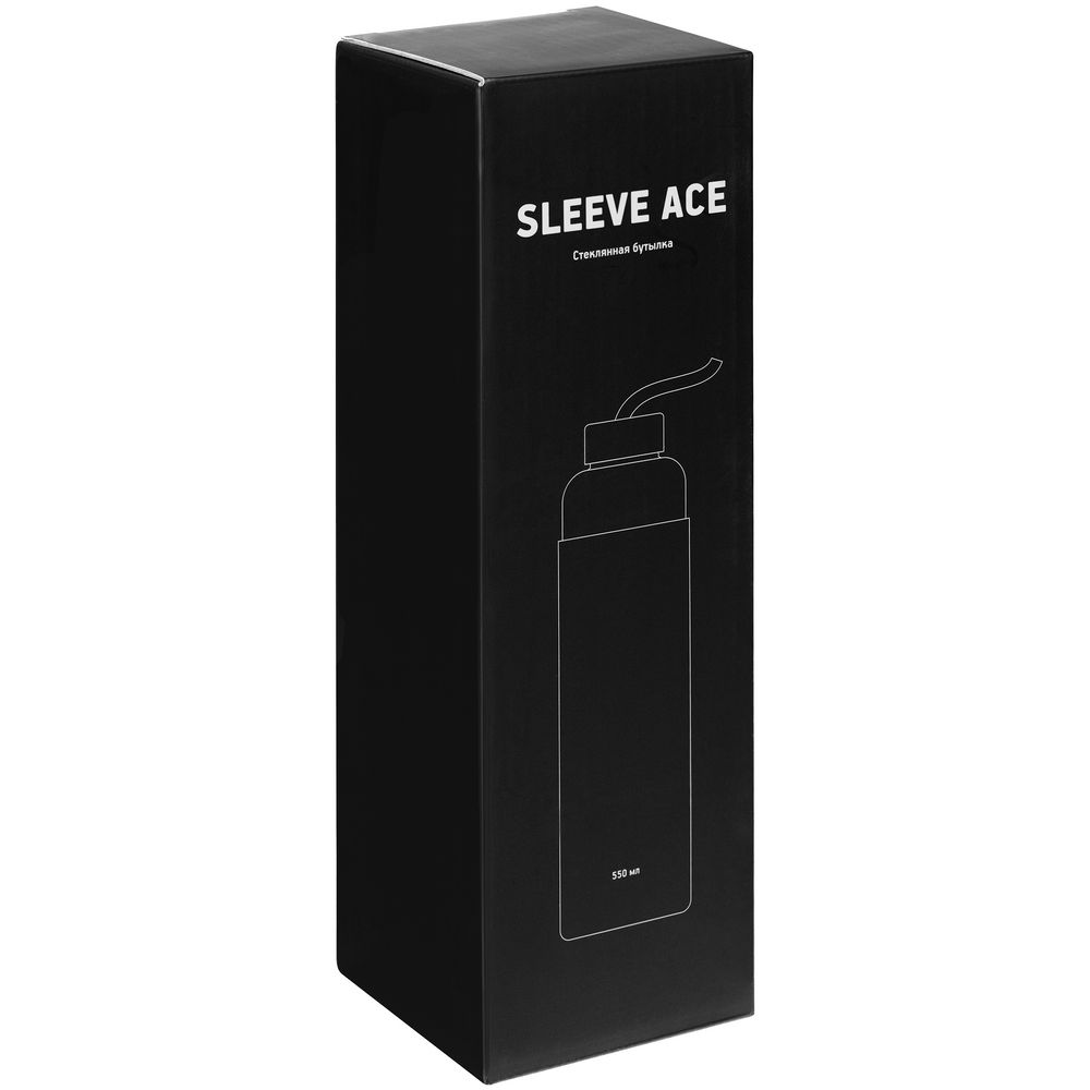 Бутылка для воды Sleeve Ace, серая — изображение 9