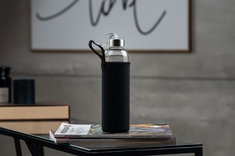 Бутылка для воды Sleeve Ace, черная — изображение 7