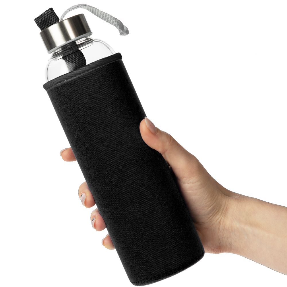 Бутылка для воды Sleeve Ace, черная — изображение 5