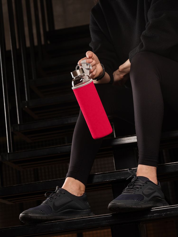 Бутылка для воды Sleeve Ace, красная — изображение 7