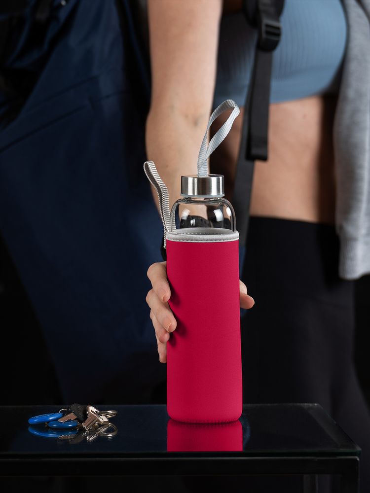 Бутылка для воды Sleeve Ace, красная — изображение 6