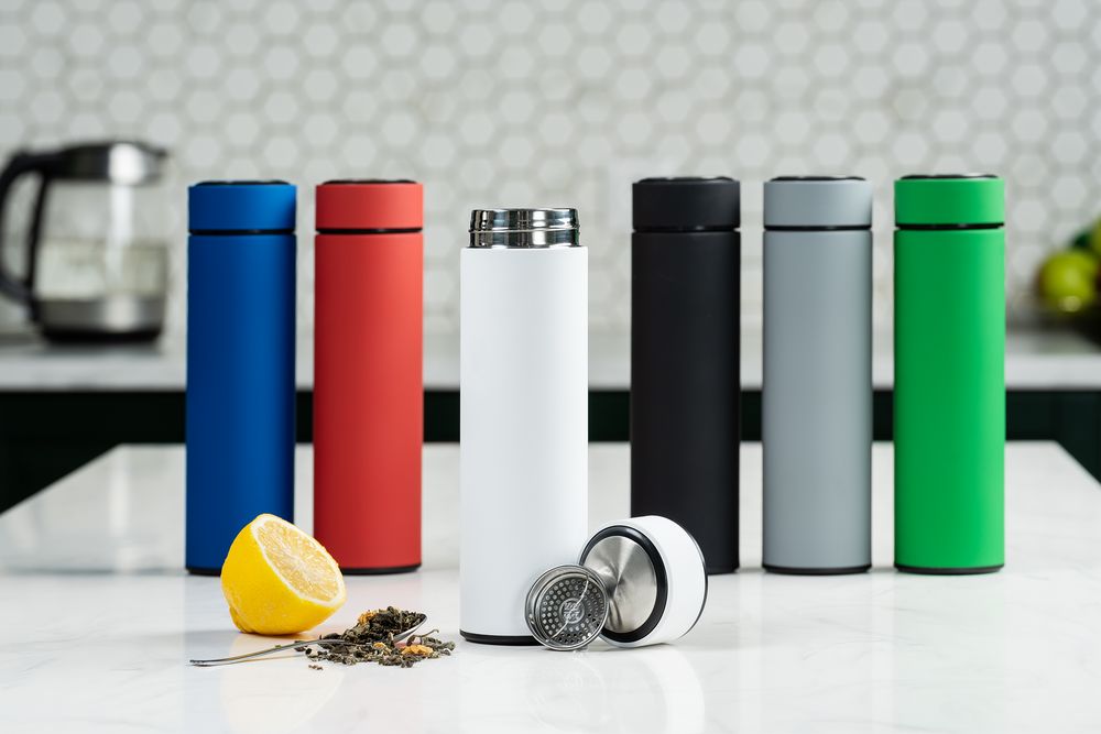 Термос с ситечком Percola, синий — изображение 8