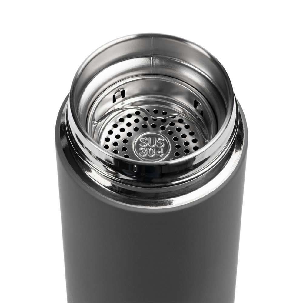 Термос с ситечком Percola, серый — изображение 3