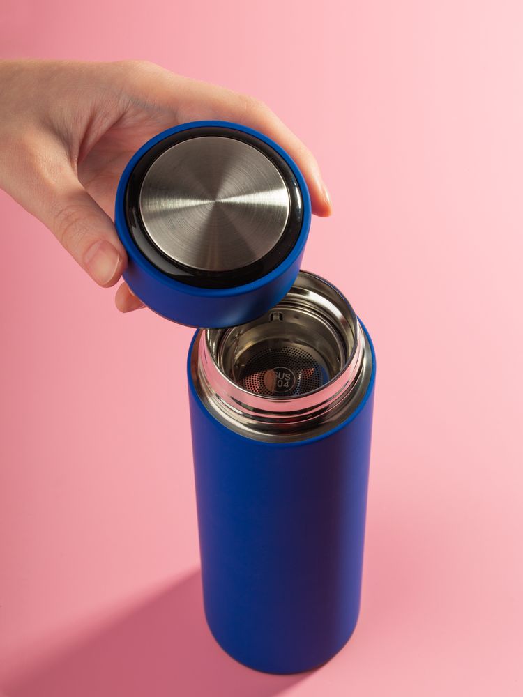 Термос с ситечком Percola, синий — изображение 3