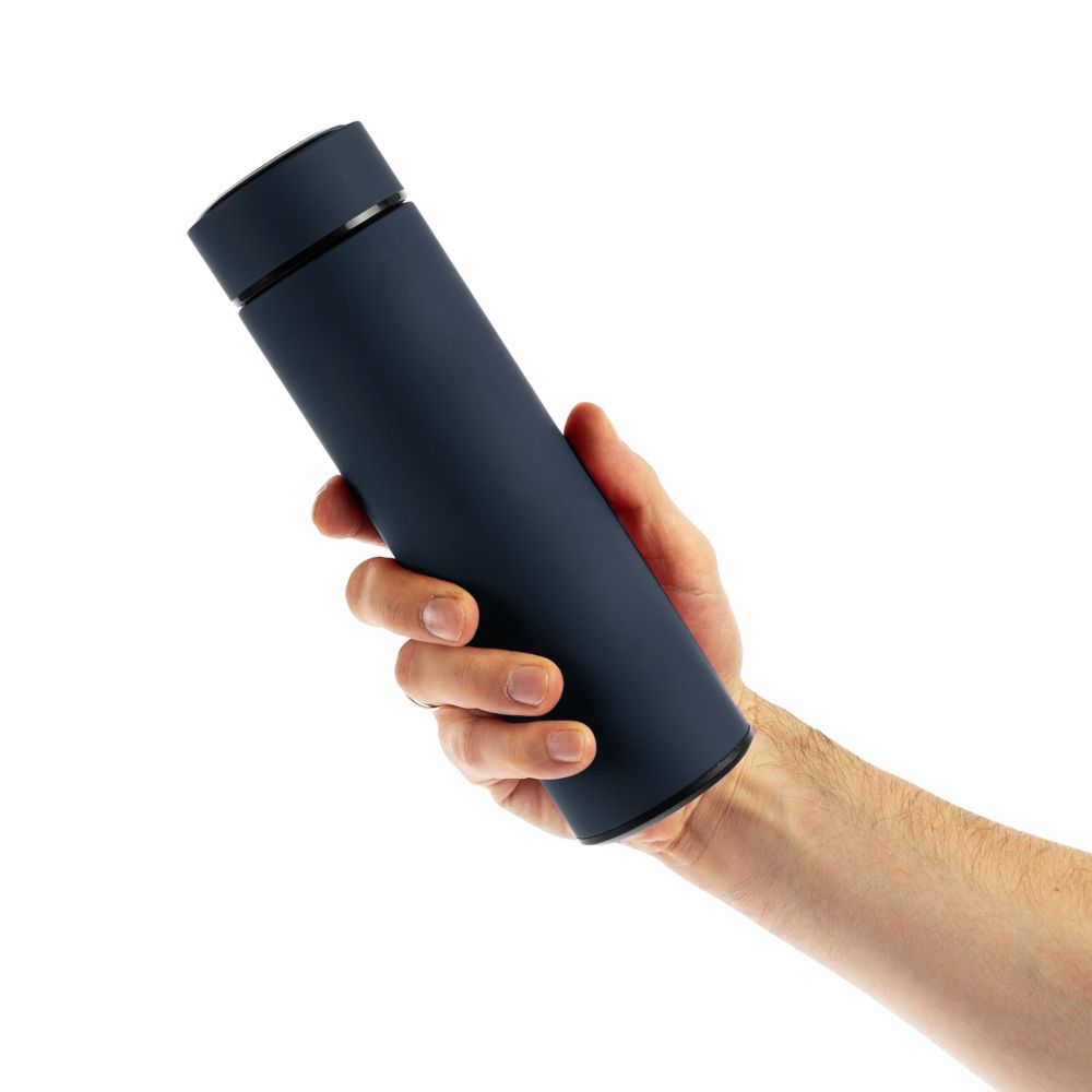 Термос с ситечком Percola, темно-синий — изображение 7