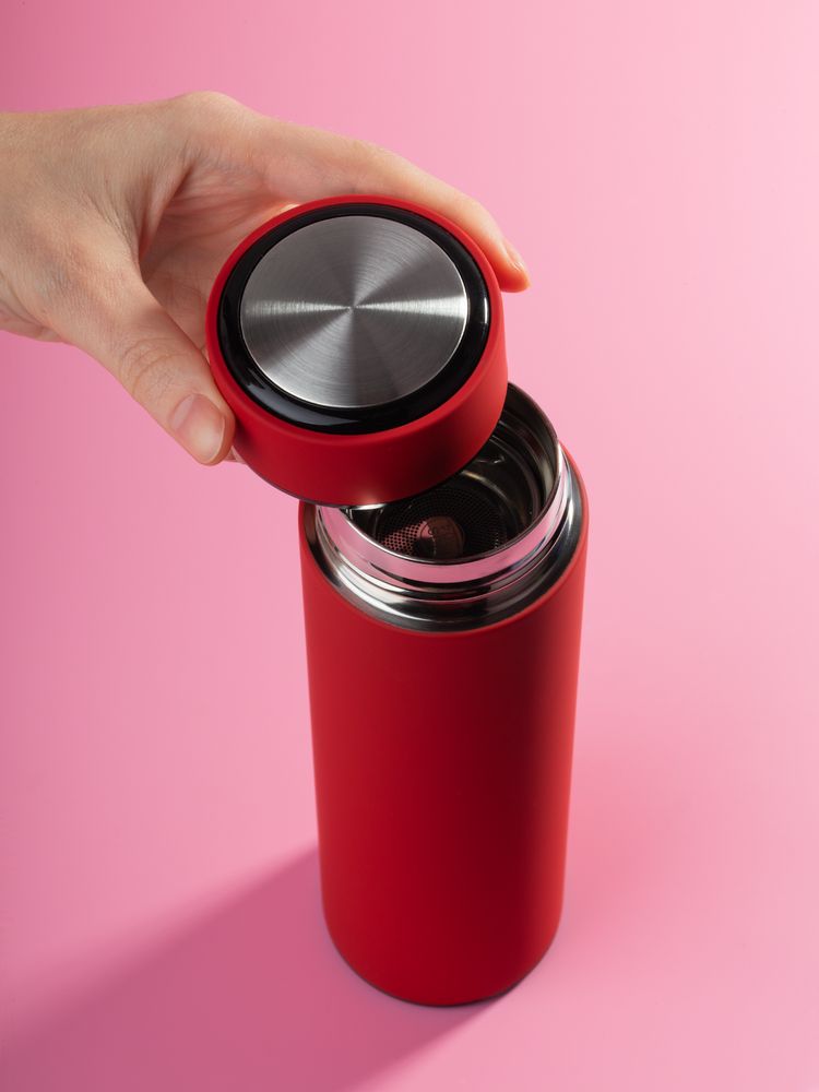 Термос с ситечком Percola, красный — изображение 3