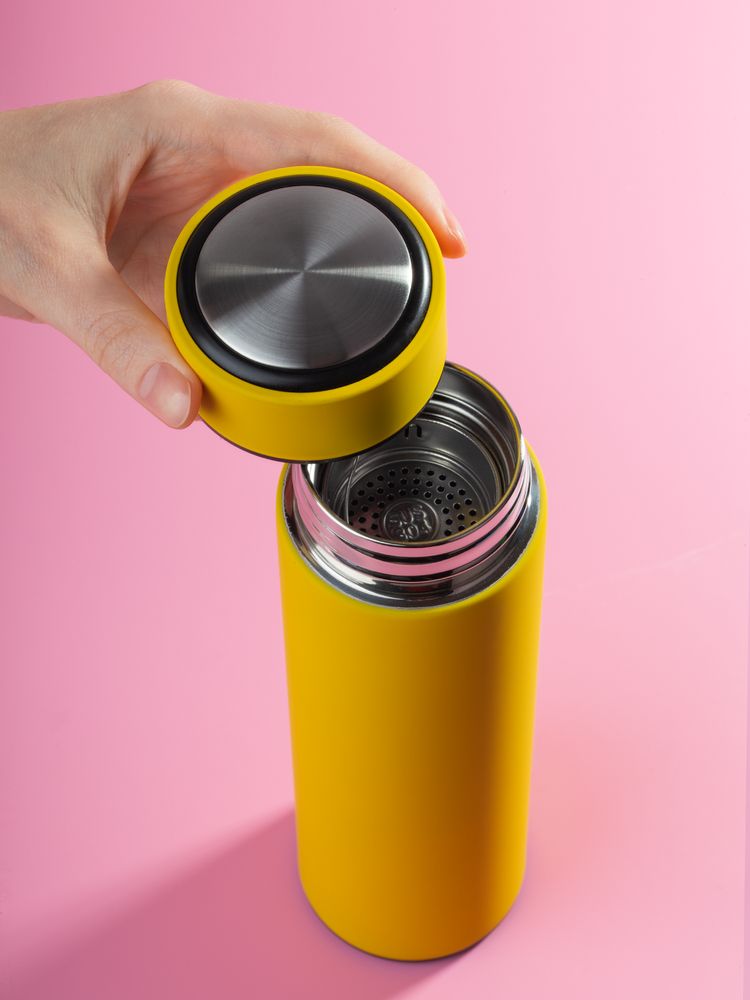 Термос с ситечком Percola, желтый — изображение 3