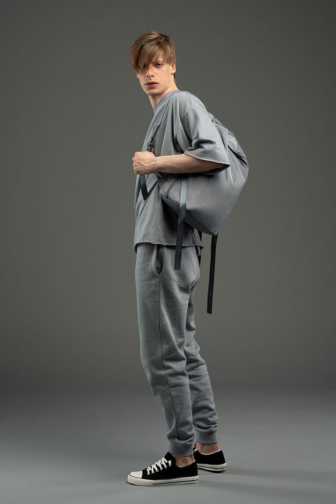 Рюкзак B1, серый — изображение 4