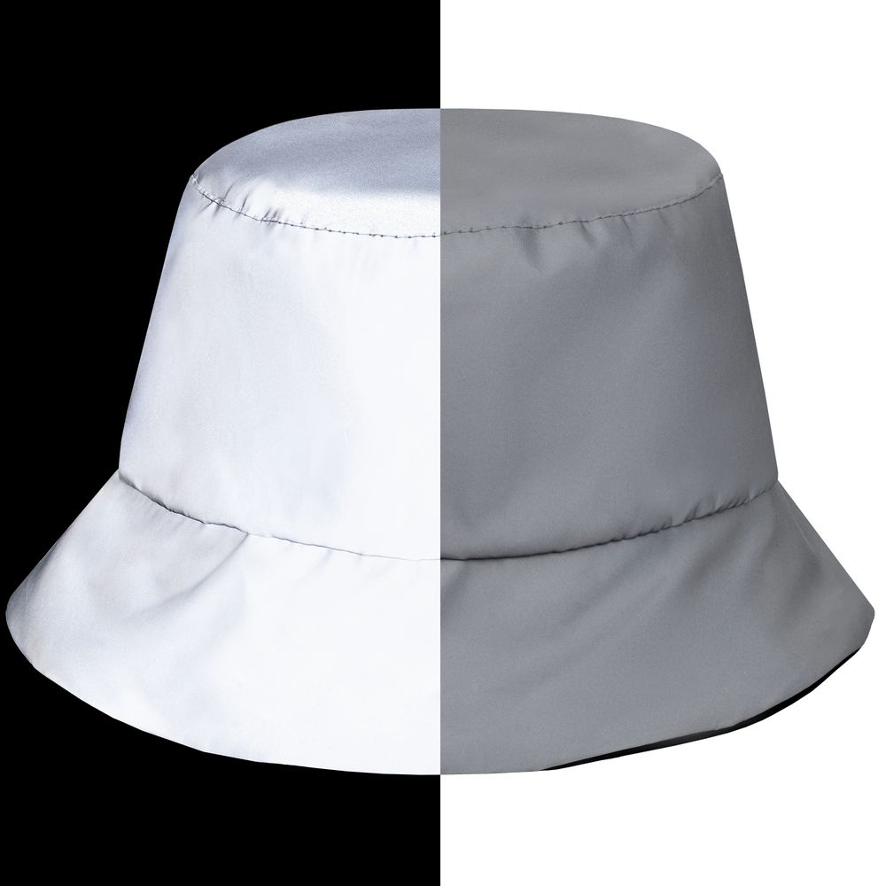 Панама Manifest из светоотражающей ткани, серая — изображение 6