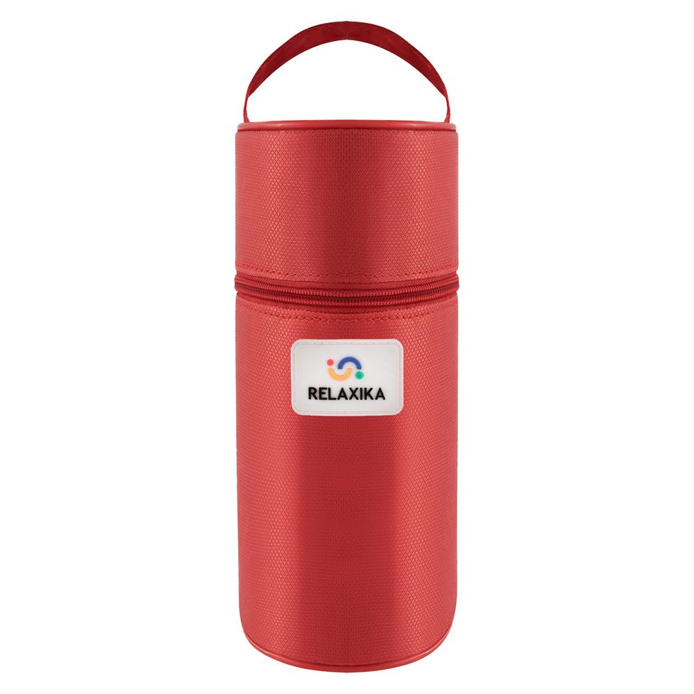 Термос Relaxika Duo 500 в чехле, стальной — изображение 3