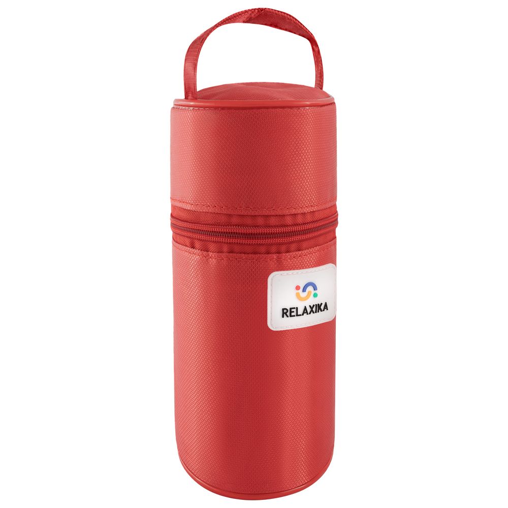 Термос Relaxika Duo 750 в чехле, стальной — изображение 5