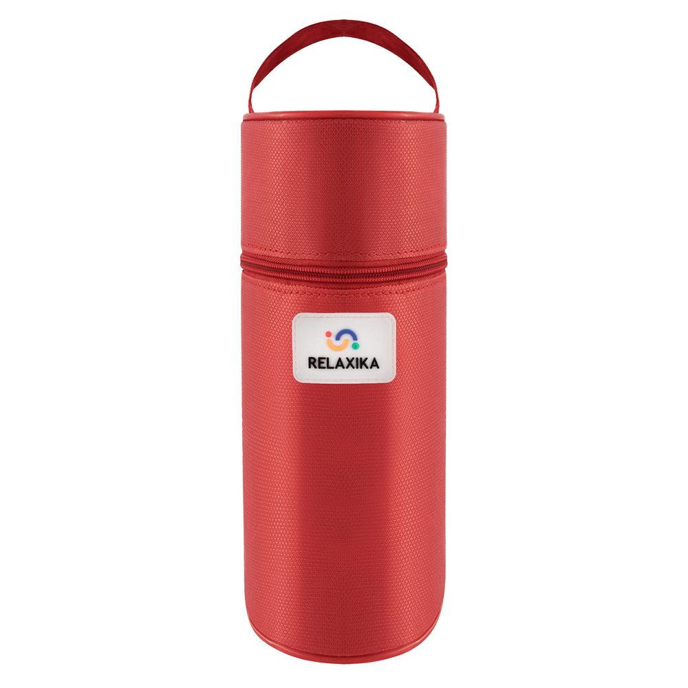 Термос Relaxika Duo 1200 в чехле, стальной — изображение 3