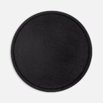 Лейбл из ПВХ Dzeta Round, L, черный