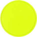 Лейбл из ПВХ Dzeta Round, L, желтый неон