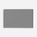 Лейбл из ПВХ Dzeta, ХL, серый