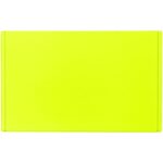 Лейбл из ПВХ Dzeta, ХL, желтый неон