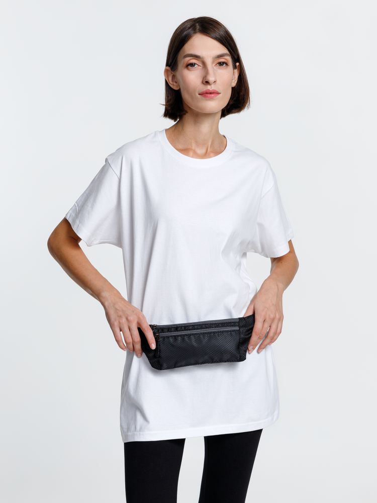 Спортивная поясная сумка Run for Fun, черная — изображение 7