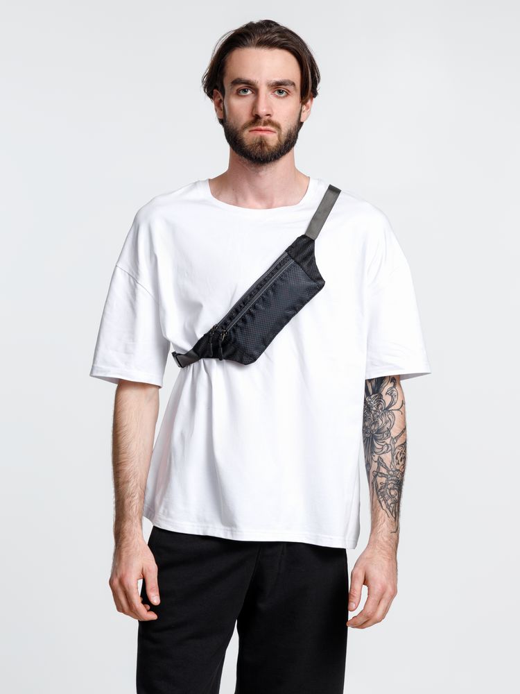 Спортивная поясная сумка Run for Fun, черная — изображение 6