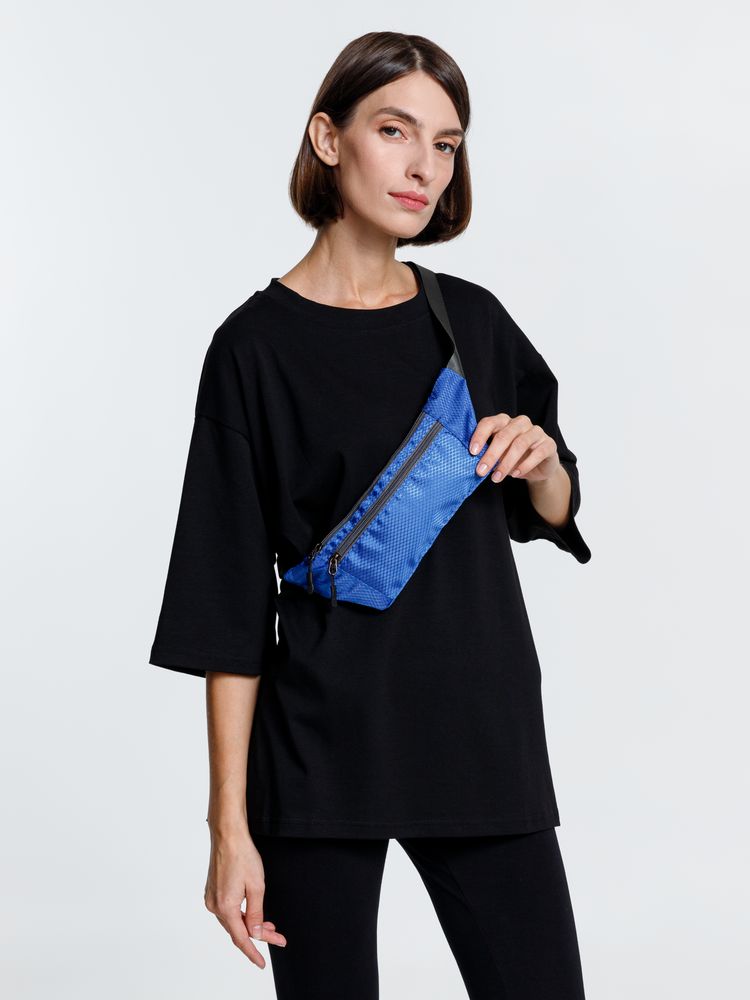 Спортивная поясная сумка Run for Fun, синяя — изображение 6