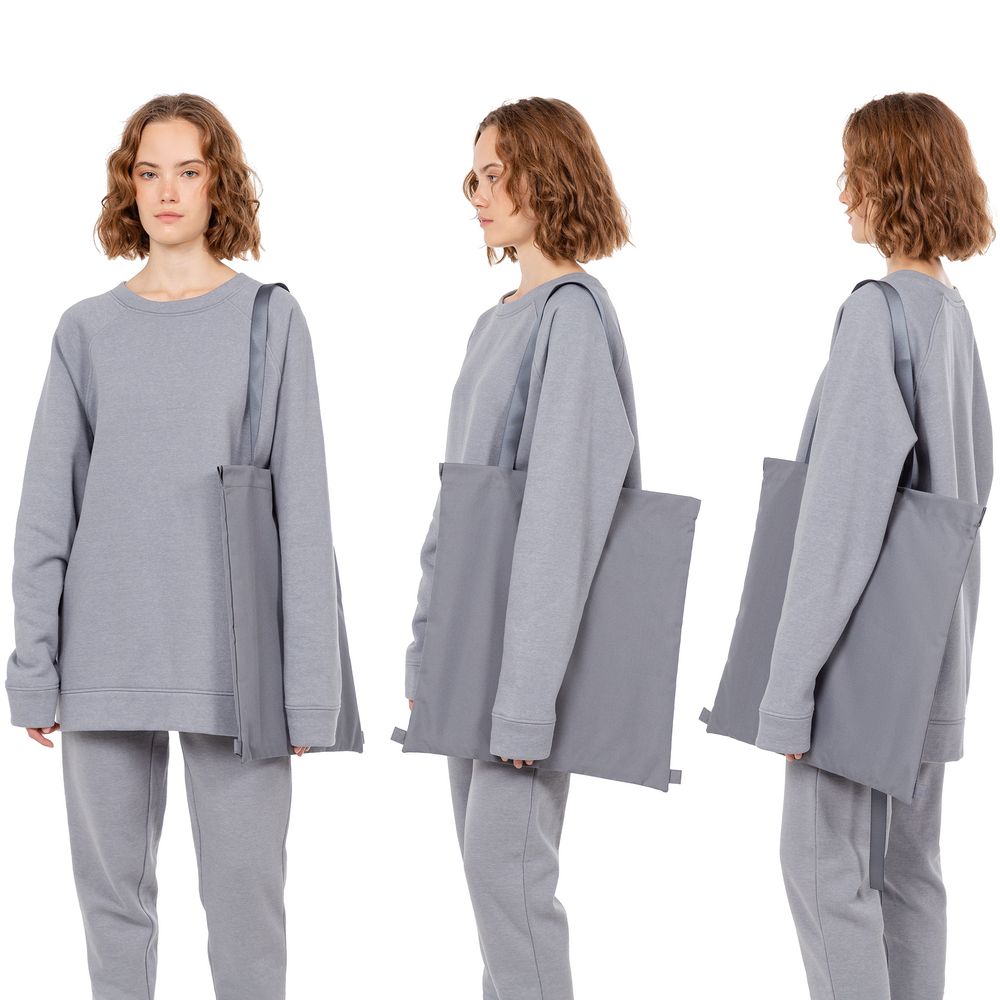 Шопер B3, серый с серыми ручками — изображение 4