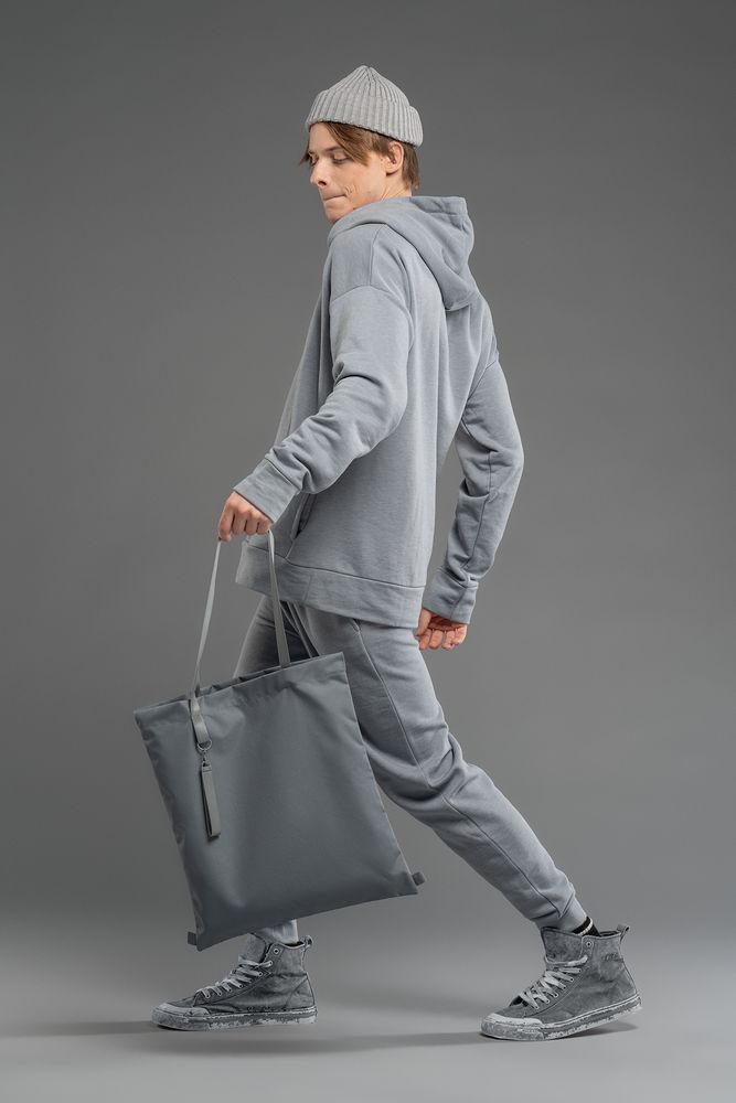 Шопер B3, серый с серыми ручками — изображение 5